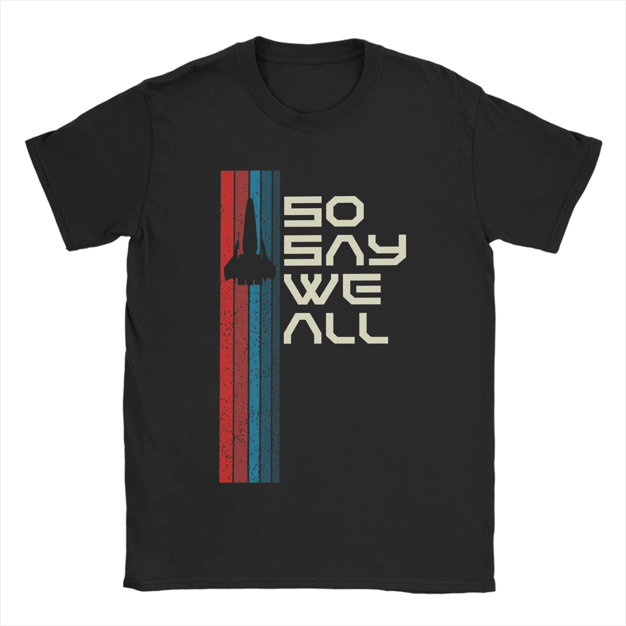 T-shirts rétro incroyables Viper So Say We All Battlestar Galactica pour hommes, 100% coton, vêtemen