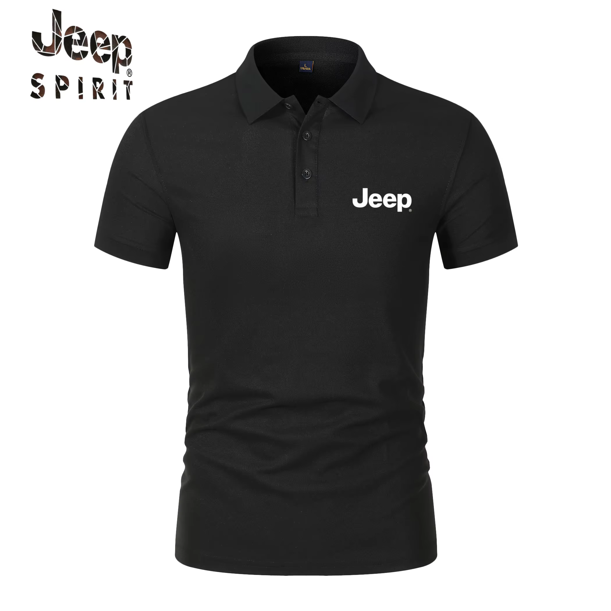 Polo d'été Jeep - T-shirt décontracté à manches courtes respirant pour le golf et le sport - Mode st