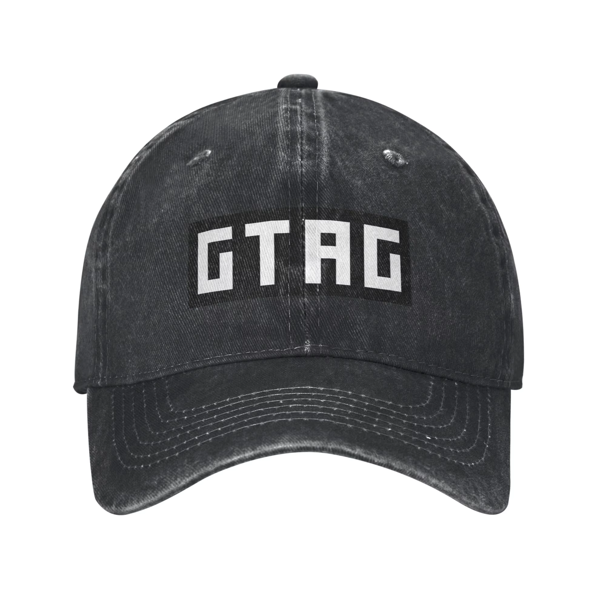Casquette en jean décontractée avec logo non officiel Gorilla Tag "GTAG", casquette de baseball régl