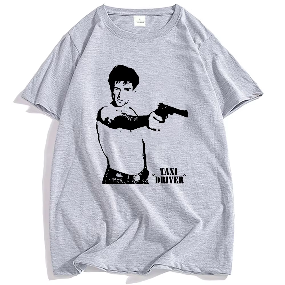 T-Shirt classique pour chauffeur de taxi, avec image de film, Robert De Niro, Merch, en coton, à man