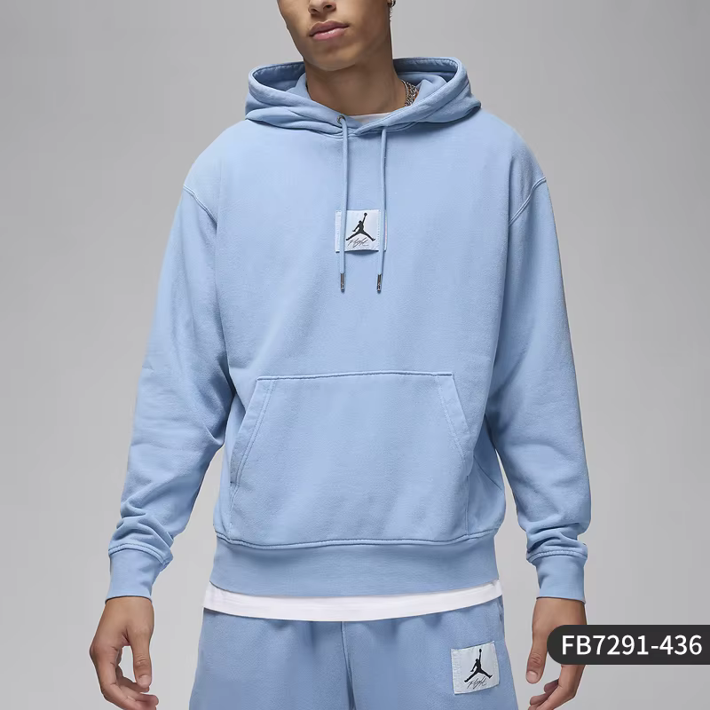 Nike véritable JORDAN sweat à capuche en tricot minimaliste pour hommes FB7291-436