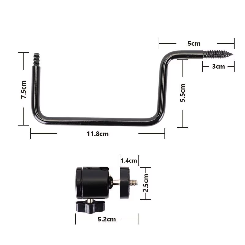 Support d'arbre de caméra de suivi, support d'arbre de caméra de chasse Portable pour jeu de Trailca