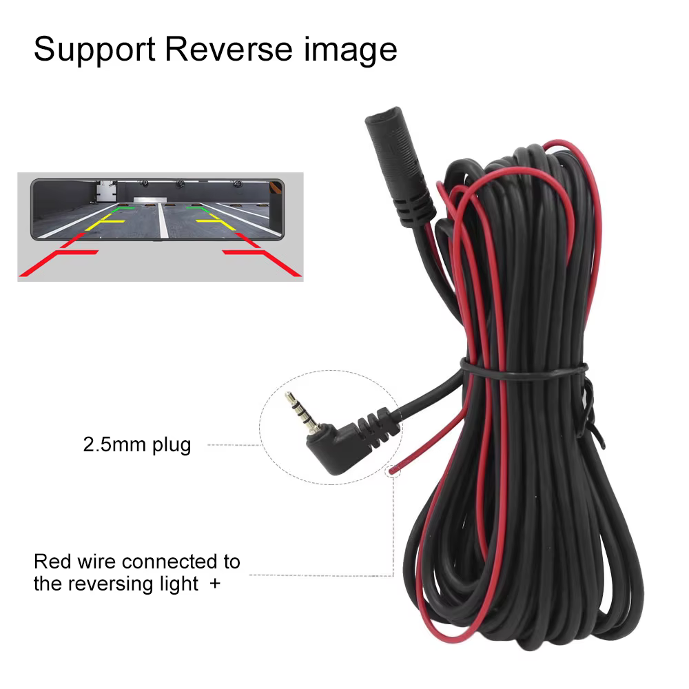 Accessoires Durables Nouveaux Pratiques Ensemble Caméra de Recul 1080P Auto IP67 4 Broches pour Voit