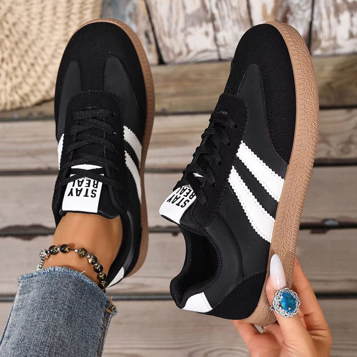 2025 nouvelles femmes baskets printemps luxe mocassins plats confortable sans lacet doux femme baske