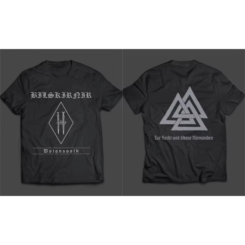 Bilskirnir Wotansvolk T-shirt hommes femmes coton t-shirts à manches courtes Vintage Hip Hop hauts m