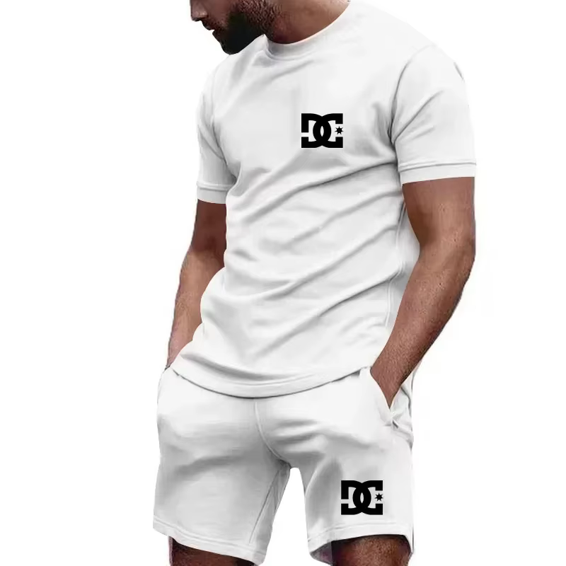 Nouvel ensemble d'été pour homme : T-shirt à manches courtes et short respirant – Tenue décontractée