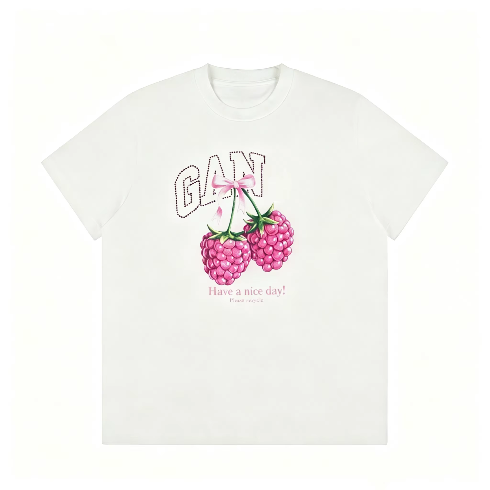 T-shirt Athleisure en Coton Doux GAN pour Femme 2026 – Haut de Gamme Léger Tendance Mode Printemps-É
