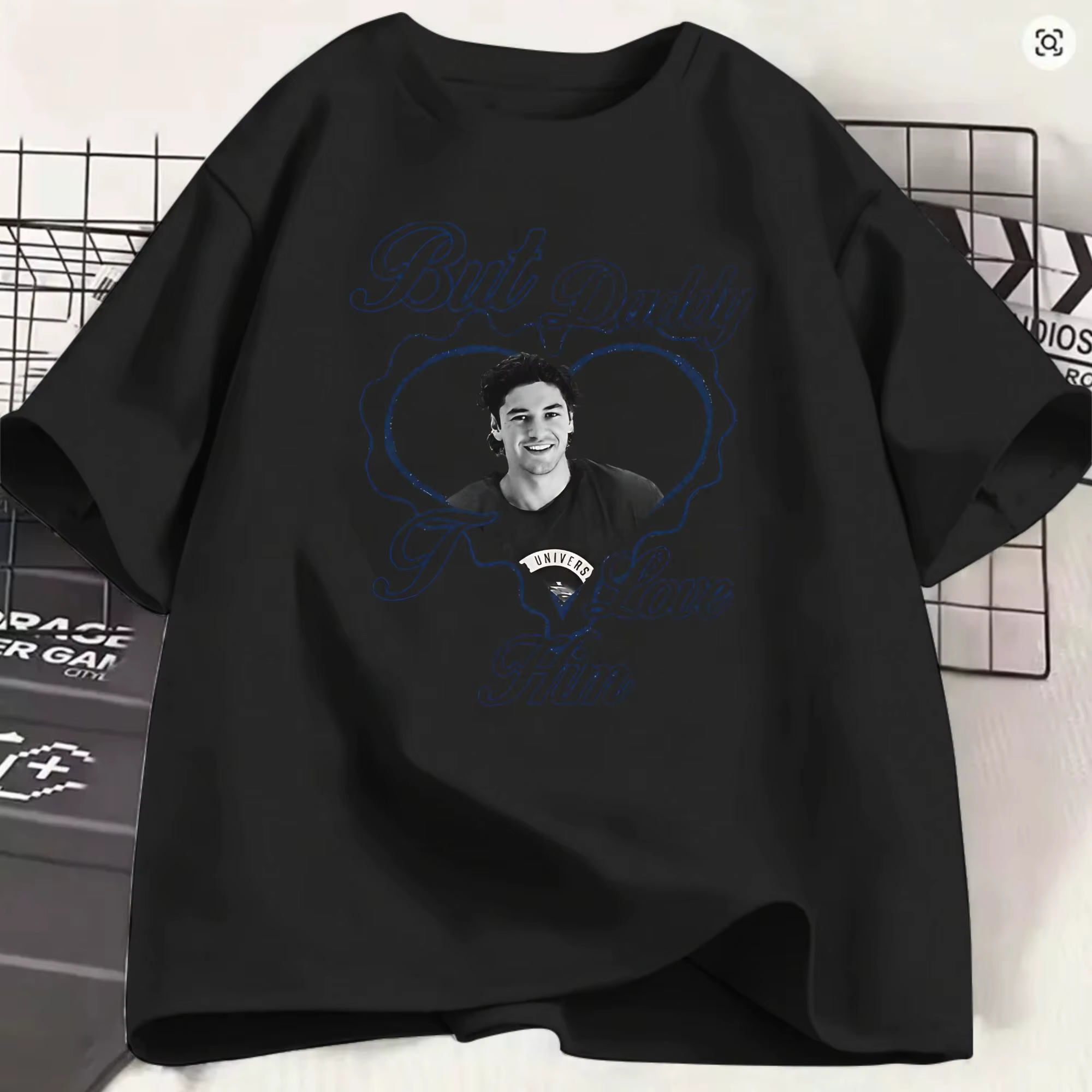 T-Shirt Garrett Graham Beach But Daddy I Love Him, T-Shirts Hipster pour hommes, en coton, col rond,