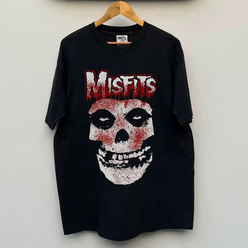 The Misfits A Non-conforming Band Electronic Rock Trend Vintage Street Style Hommes et femmes. T-shi