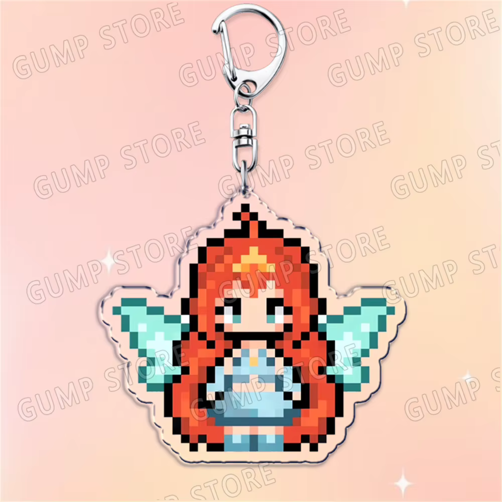 Adorbale Pixel fée magique fille porte-clés pour accessoires sac Stella Musa Tecna porte-clés bijoux