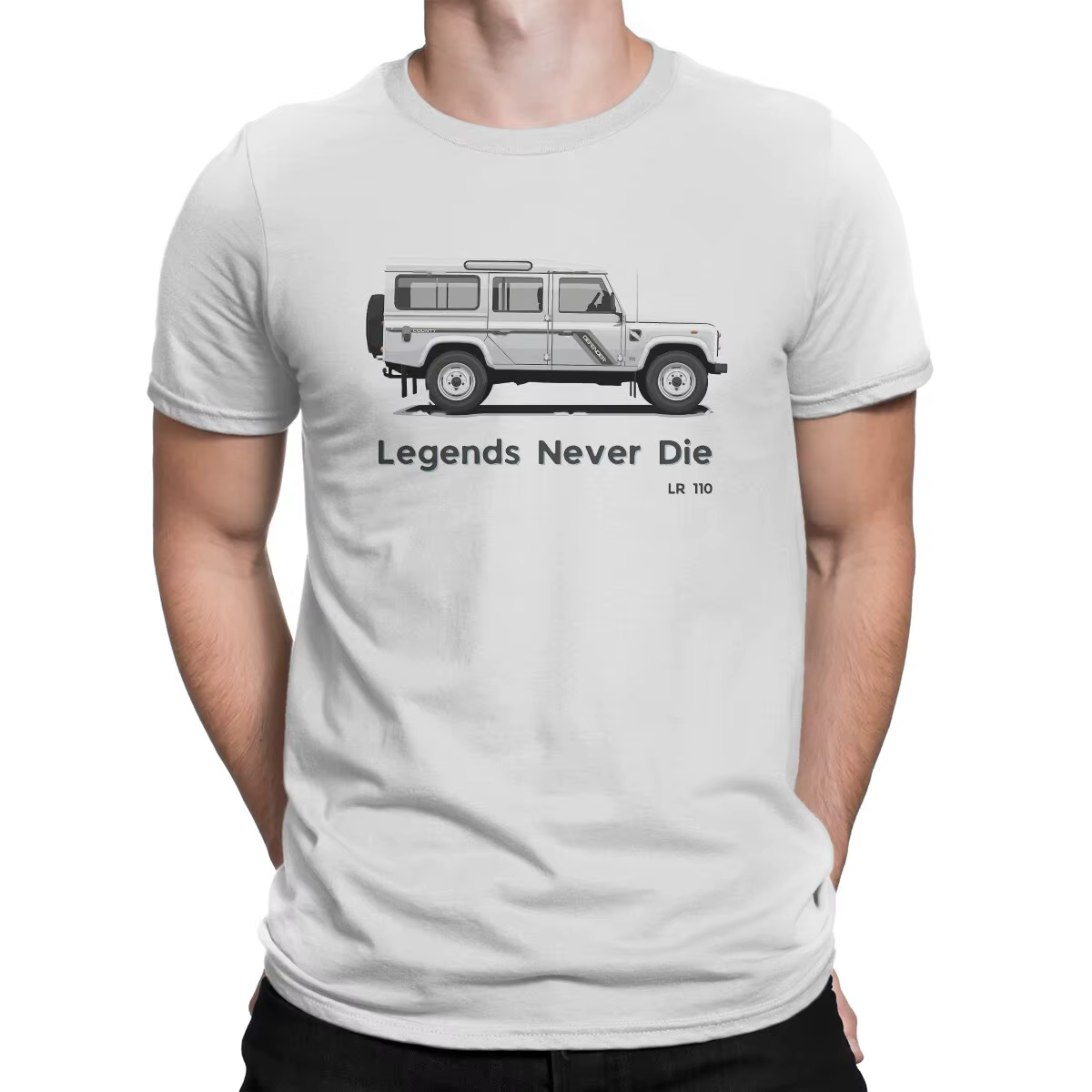 T-shirt Land Rover Defender SUV pour homme, Hipster, Harajuku, PVD, 110