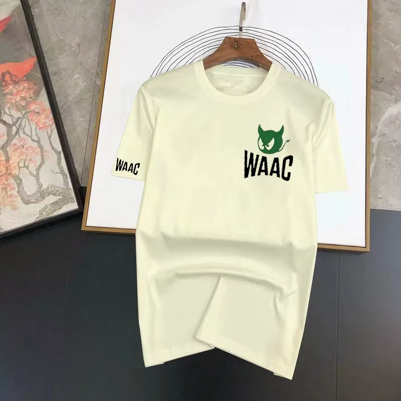 T-shirt de golf de luxe graphique en coton oversize pour hommes et femmes, marque de luxe rétro déco