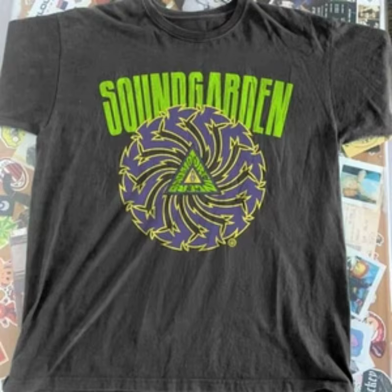 NOUVEAU! T-Shirt en coton noir pour hommes, Soundgarden Badmotorfinger, 1991