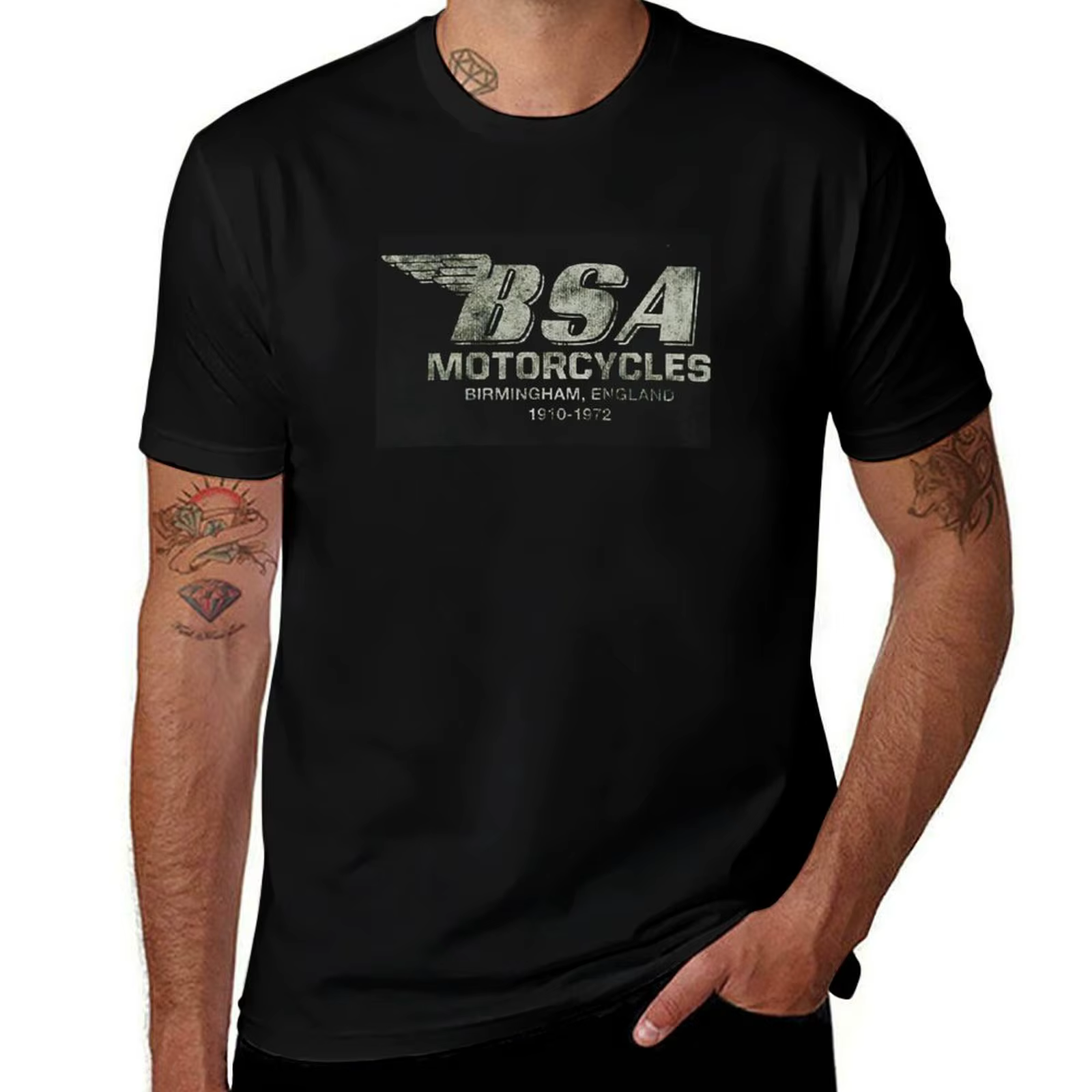 BSA Birmingham T-Shirt T-Shirt homme t-shirts unis pour homme t-shirts graphiques homme t-shirts T-S