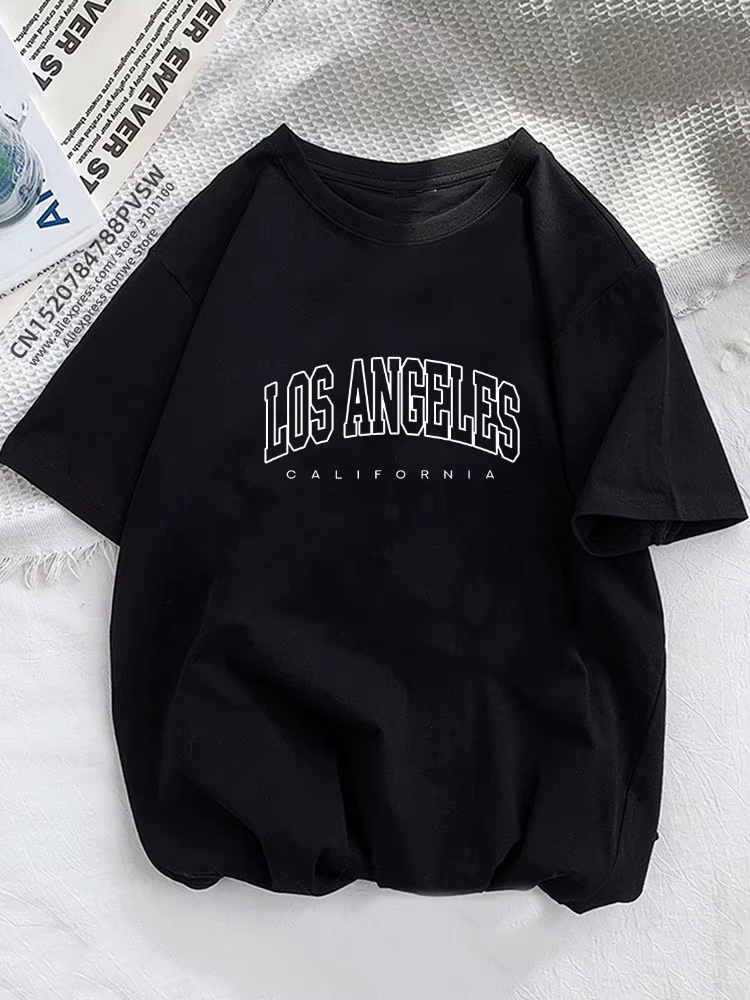 Femmes Brooklyn lettre impression t-shirt fille graphique Harajuku 2023 streetwear vêtements casual 