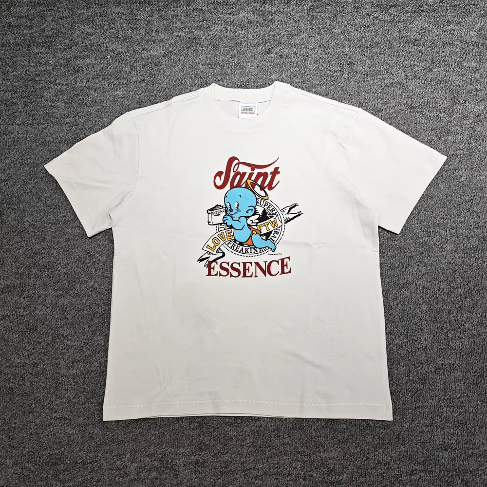 Yao mode Saint de Michael haute qualité 1:1 décontracté Streetwear ample Baggy manches courtes unise