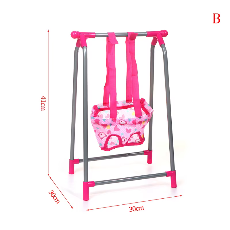 Chaises à bascule pour maison de beurre, lit balançoire, chaise de salle à manger, décor de maison d