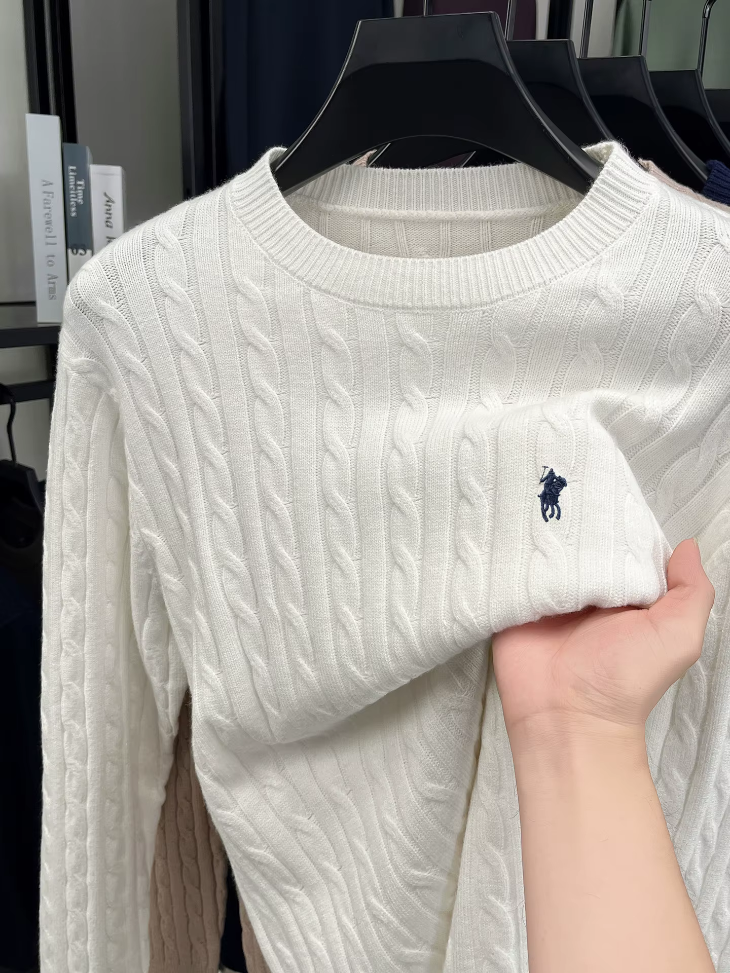 Pull à col rond de marque de créateur pour hommes automne hiver nouvelle mode jacquard classique Pau