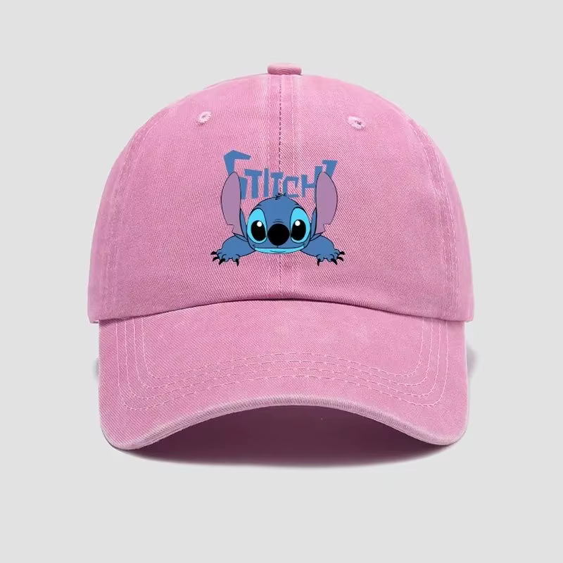 Casquette décontractée Stitch, casquette de baseball respirante à motif de personnage de dessin anim