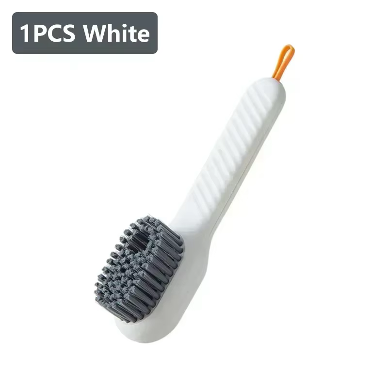 Brosse de nettoyage à poils doux, brosse à chaussures pour liquides, brosse à long manche, brosse à 