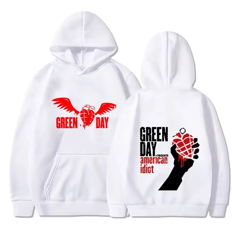 Sweat-shirt à capuche imprimé vert pour hommes, Streetwear ample, Hip Hop, pull à manches longues, v
