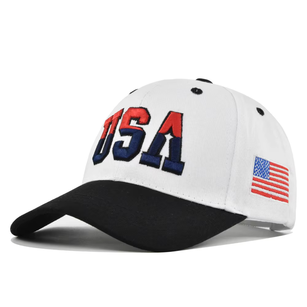 Casquette de Baseball brodée drapeau patriotique américain pour hommes et femmes, sport, activités d