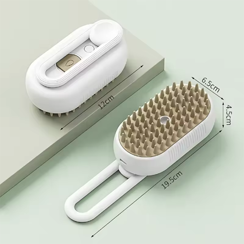 Brosse de Massage en Spray pour produits de beauté pour animaux de compagnie, Spray à vapeur à un bo