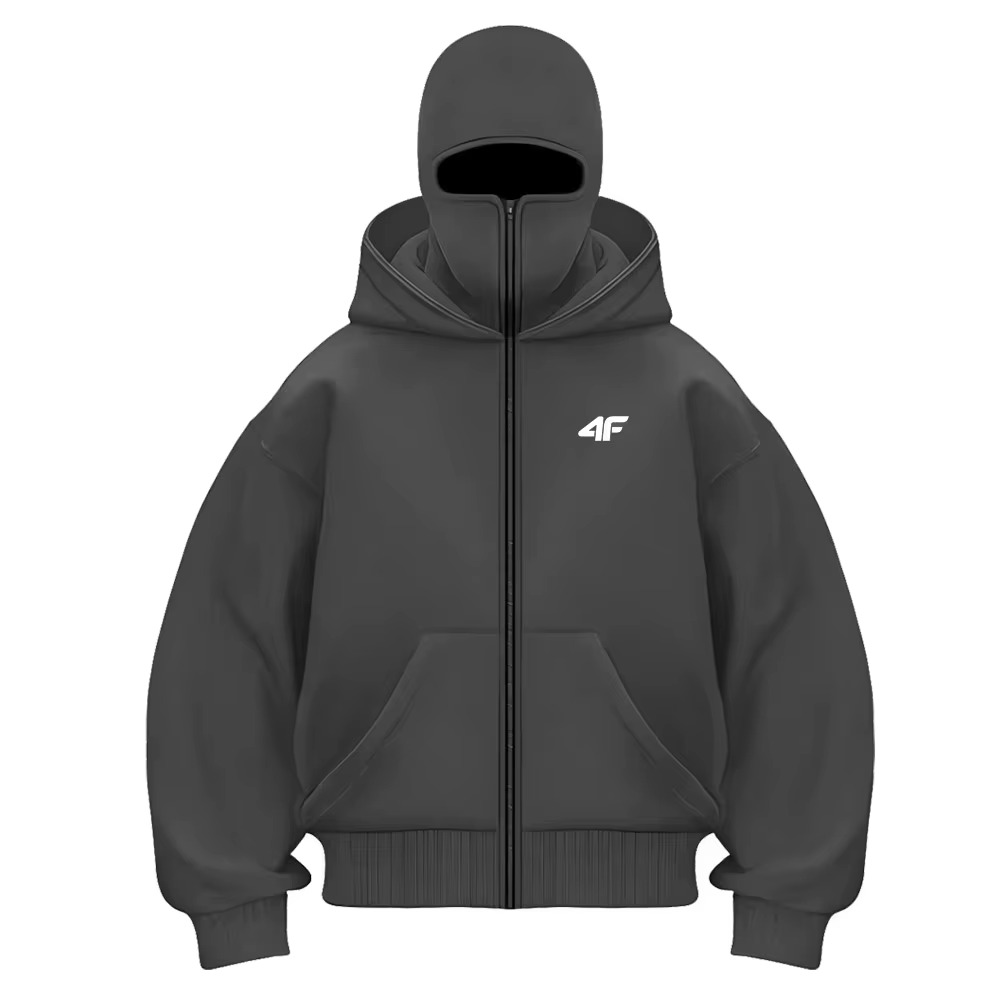 2025 nouveaux hommes et femmes cagoule à capuche 4FNinja sweat à capuche Hip Hop épissage Y2k rétro 