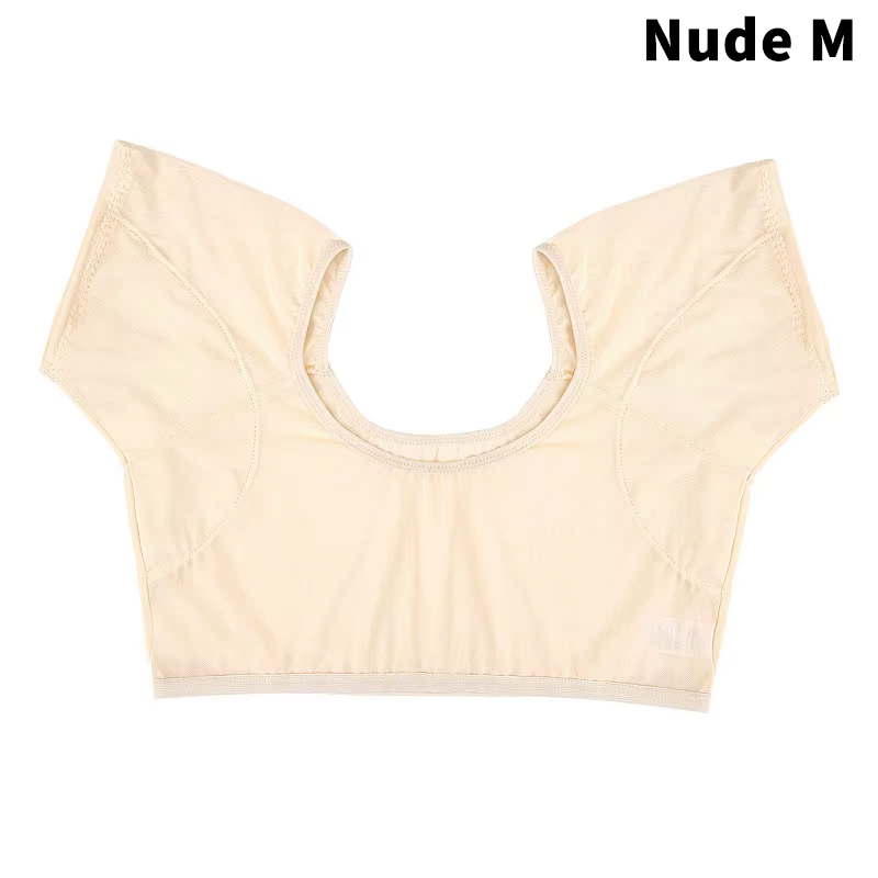 Coussinets anti-transpiration en forme de T-shirt, lavables, sous les aisselles, réutilisables, abso