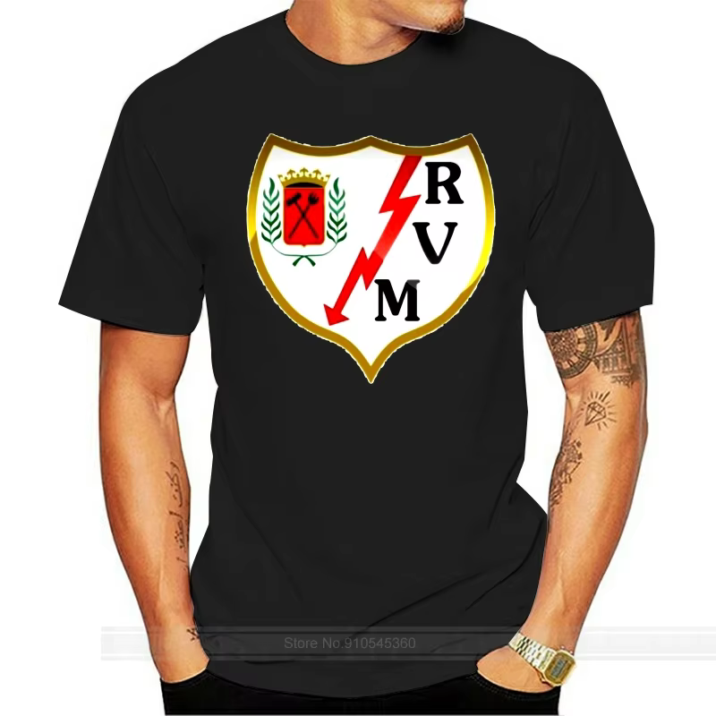T-shirt Rayo Vallecano en coton, vêtement tendance, vente en gros de médicaments