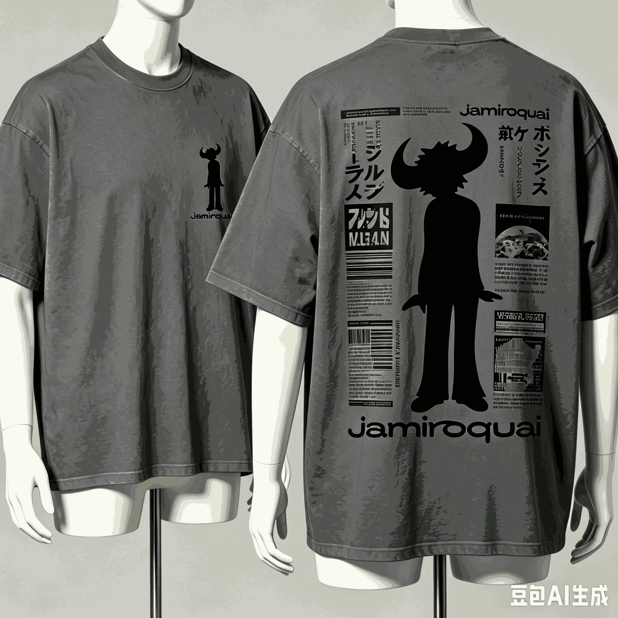 T-shirt Jamiroquai pour les fans, unisexe, surdimensionné, à manches courtes, style streetwear, de h