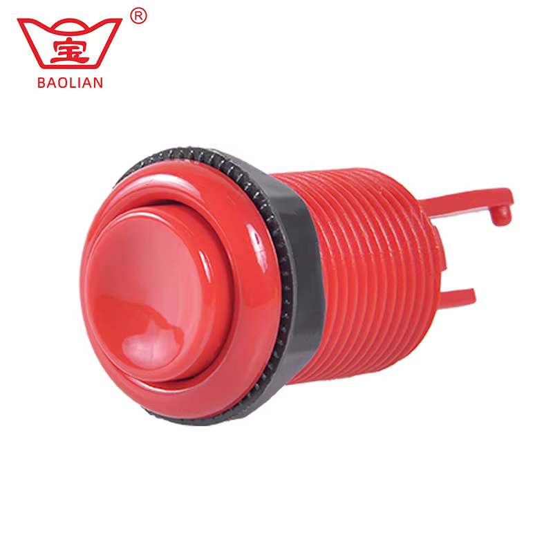 Kit de boutons d'arcade Baolian, style américain 2833, bouton poussoir 28mm, accessoires de machine 
