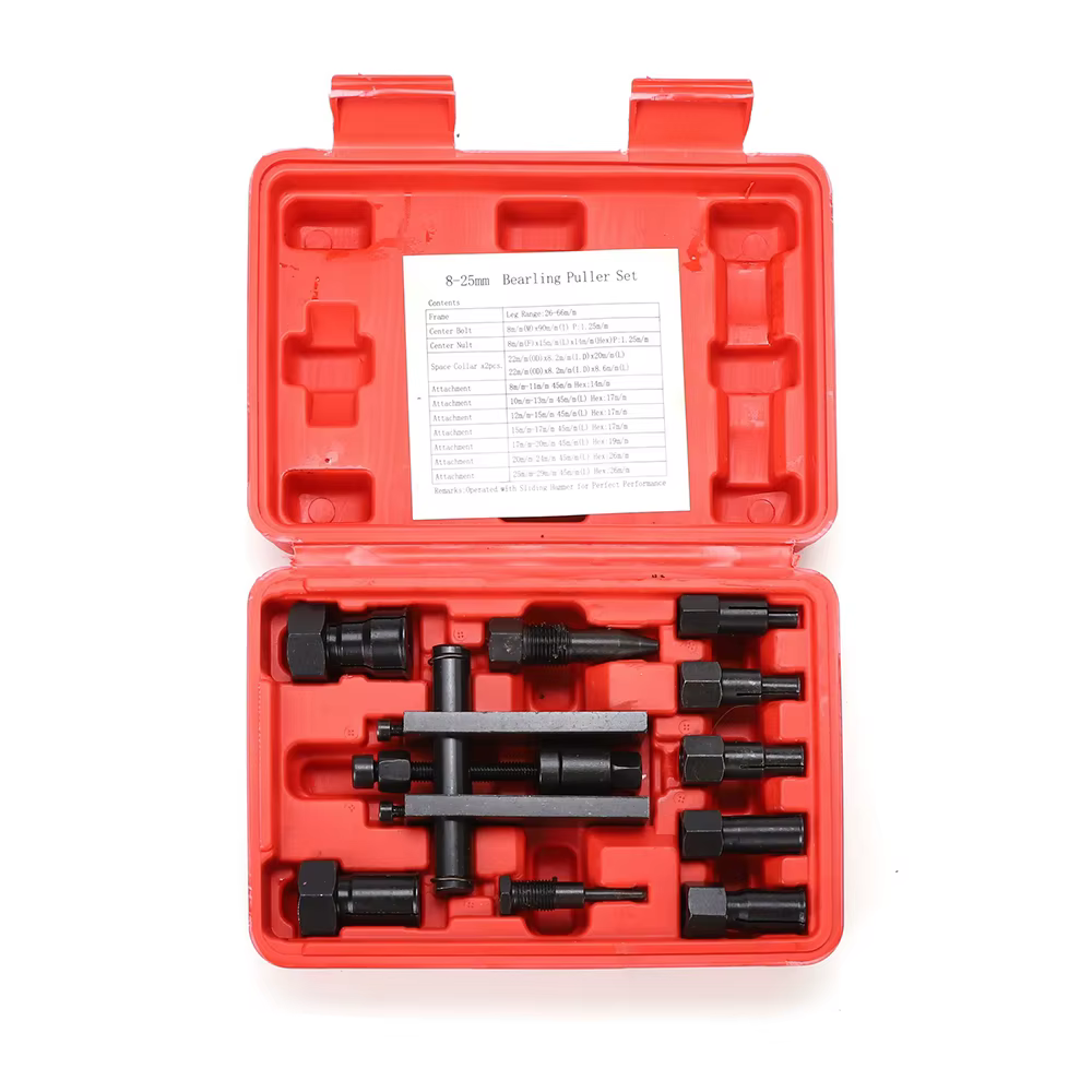 Kit d'extraction de roulements de vélo, moto, outil de retrait de roulements à deux mâchoires, extra