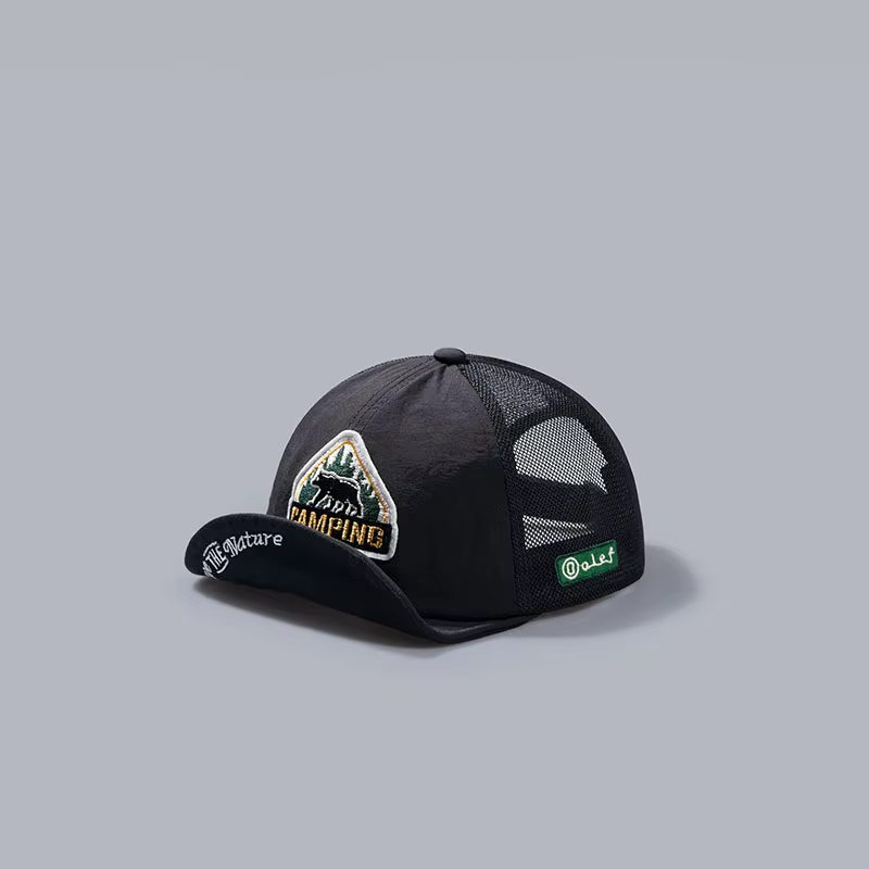 Casquette de baseball à visière courte de grande taille, maille respirante pour papa, 5 panneaux, ch