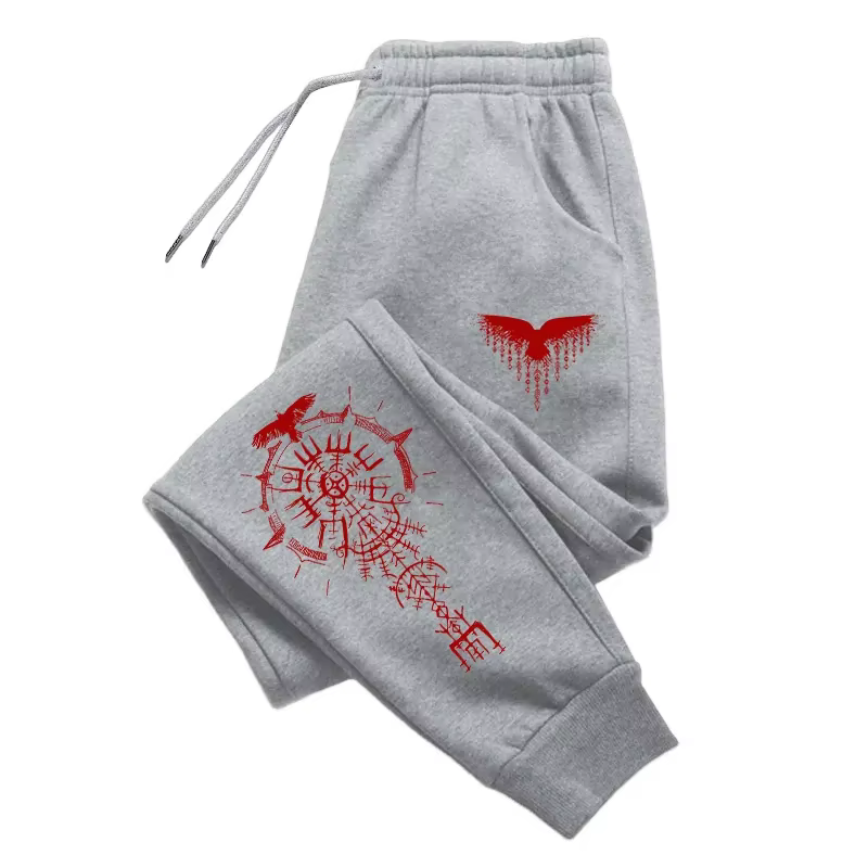 Pantalon de jogging Viking Raven pour homme – Confortable et décontracté pour l'automne et l'hiver –