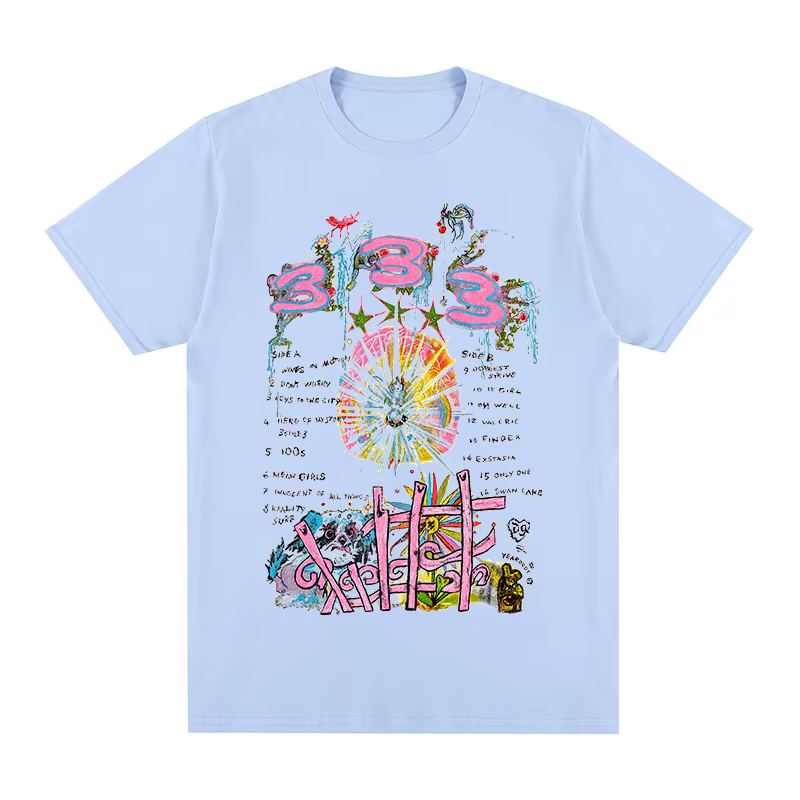 Bladee-T-shirt Hip Hop pour hommes et femmes, T-shirt en coton suédois, Nouvelle volatilité, Médicam