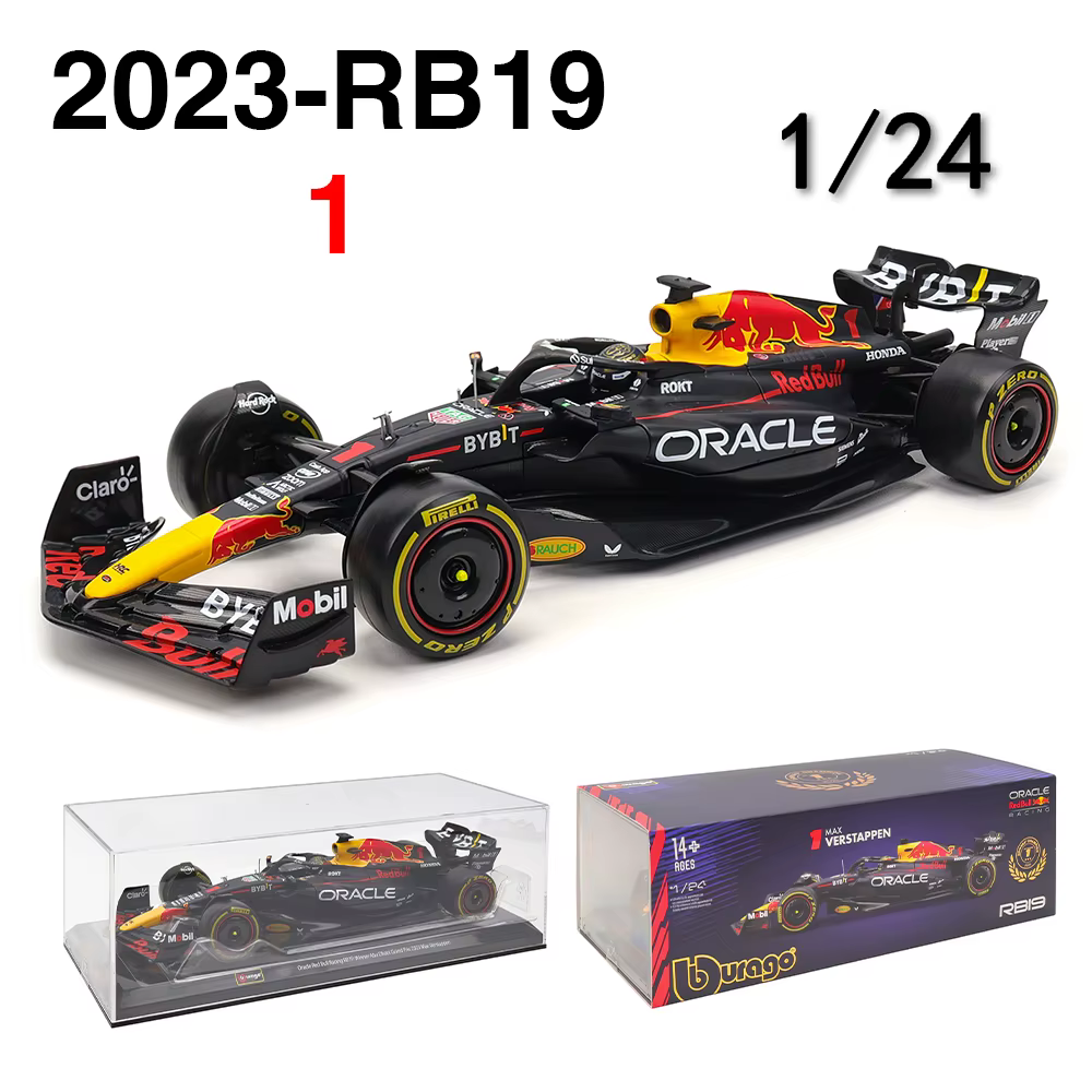 Bburago 1:24 2022~2025 Ferrari F1-75 75e 16 # Leclerc 55 # Modèle de voiture de simulation en alliag