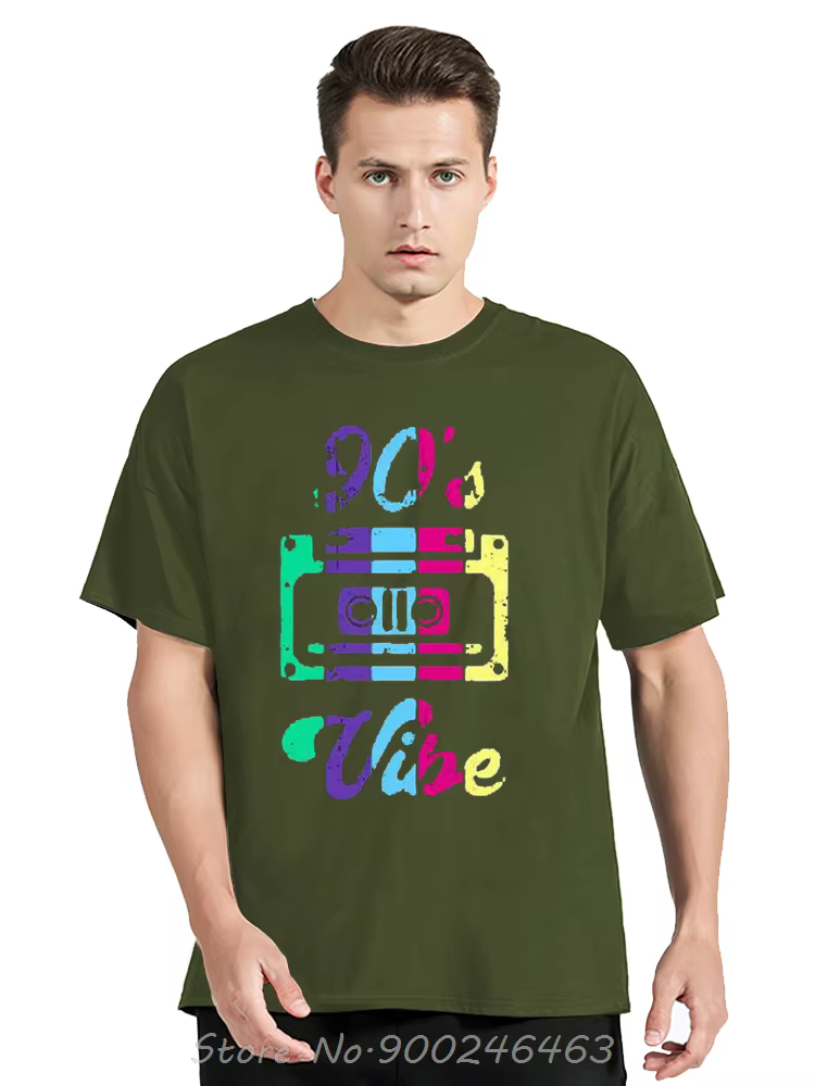 Drôle né en édition limitée des années 90 Cassette T-Shirt graphique mode cadeaux d'anniversaire-ann