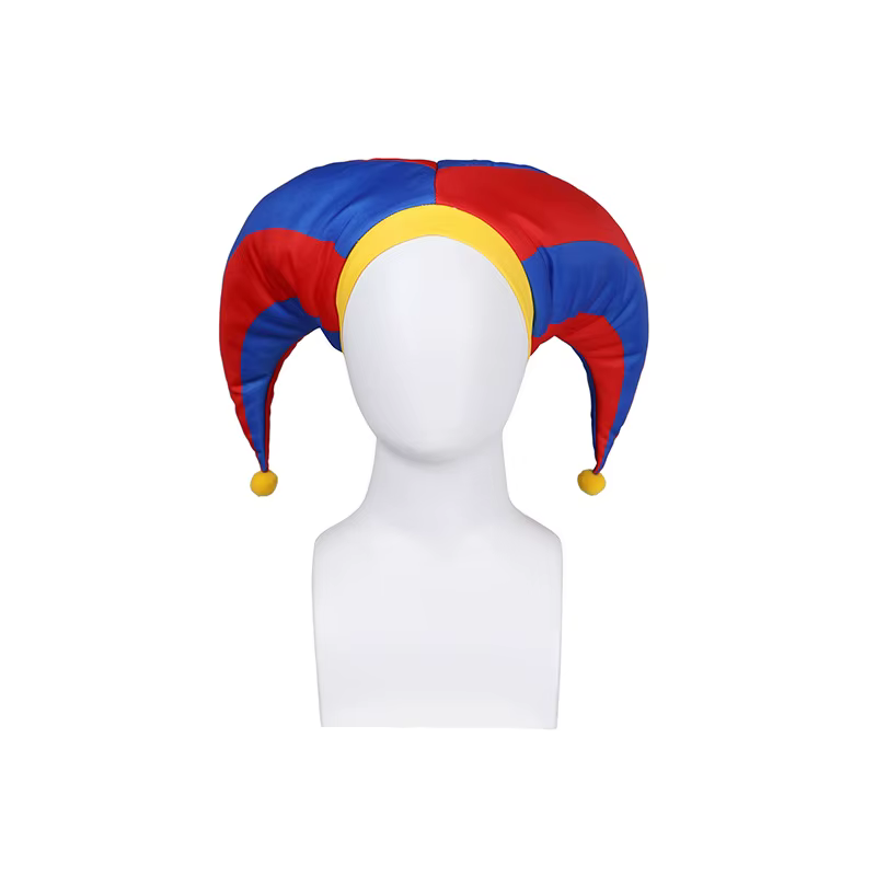Adulte femmes Clown Cosplay Costume chapeau déguisement bleu rouge combinaison bouffon Halloween car