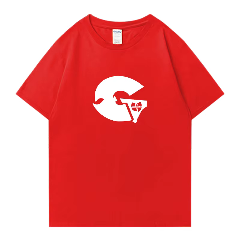 2025 offre spéciale GZA logo 100% coton surdimensionné T-Shirt été hommes femmes unisexe col rond ha