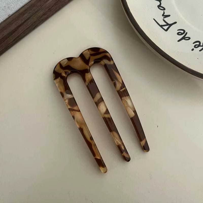 Épingles à cheveux françaises pour femmes, fourchettes à cheveux en forme de U, accessoires de coiff