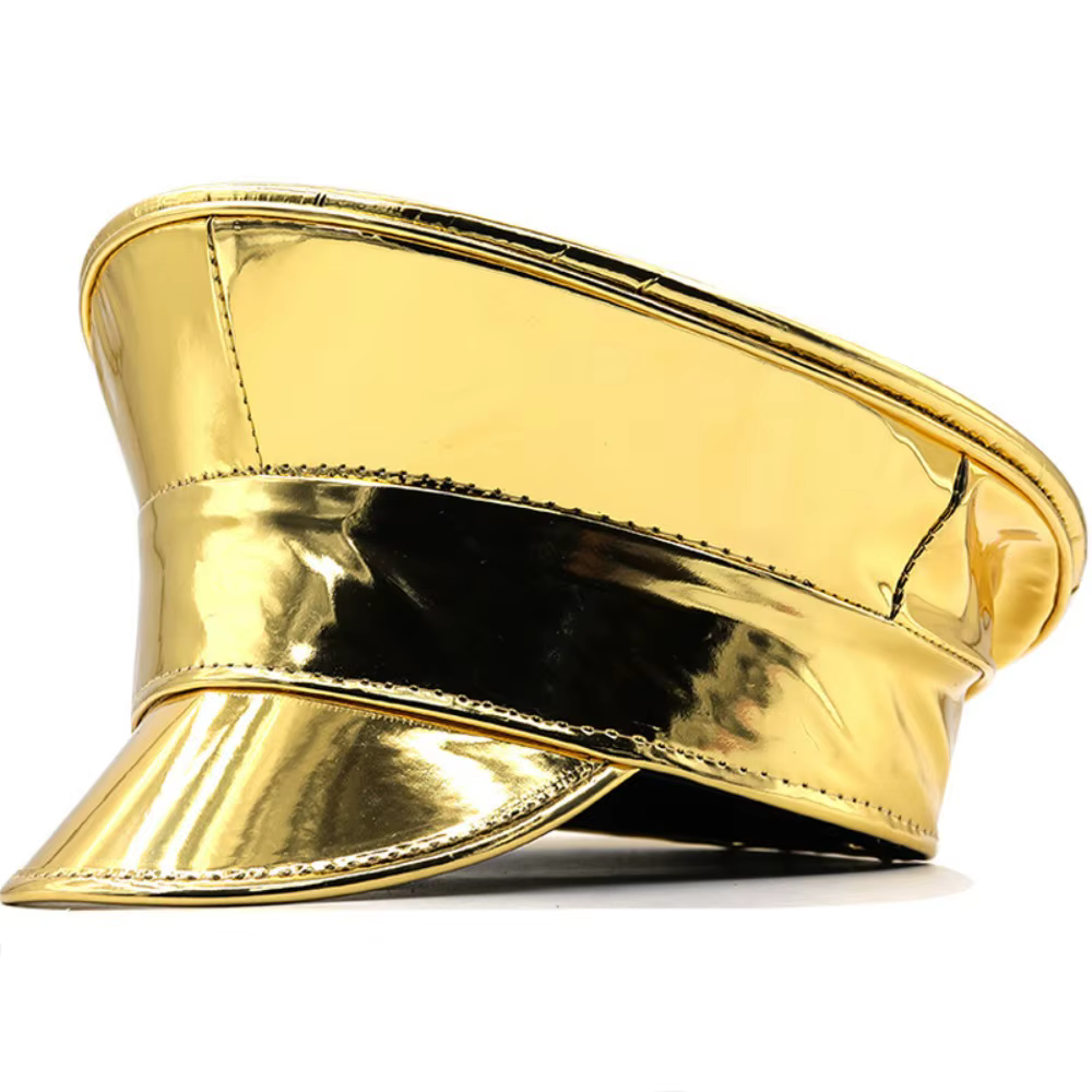 Casquette plate en cuir PU style décontracté, imperméable, protection solaire, protection UV, casque
