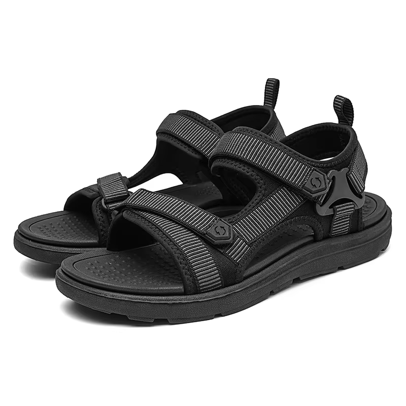 Sandales d'été pour hommes, mode loisirs plage vacances, chaussures légères, nouvelles sandales déco