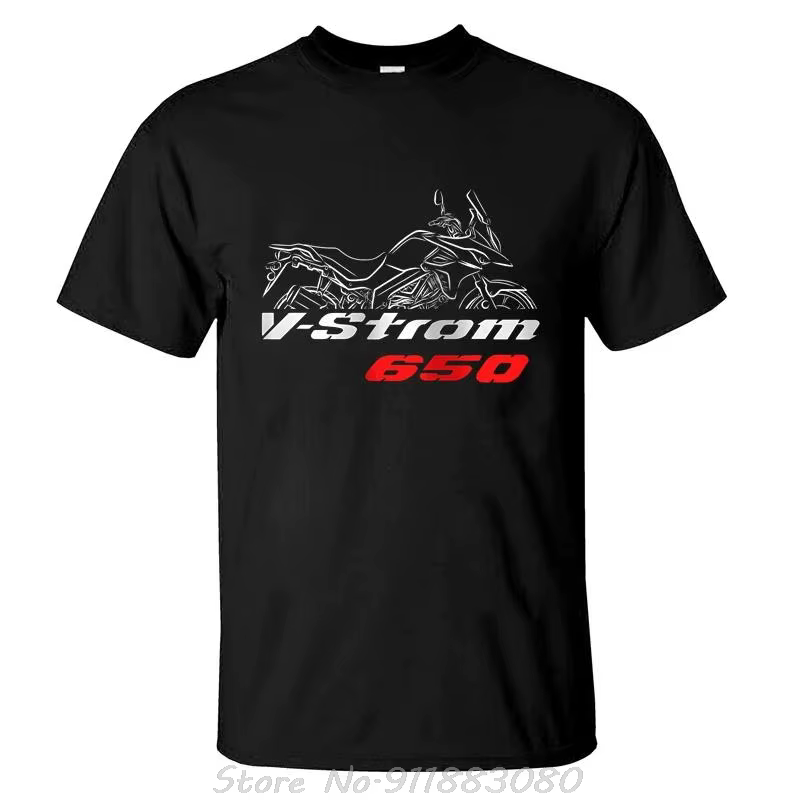 T-shirt Respzed pour hommes, T-shirt de fitness décontracté, T-shirt V-Strom, T-shirt graphique moto