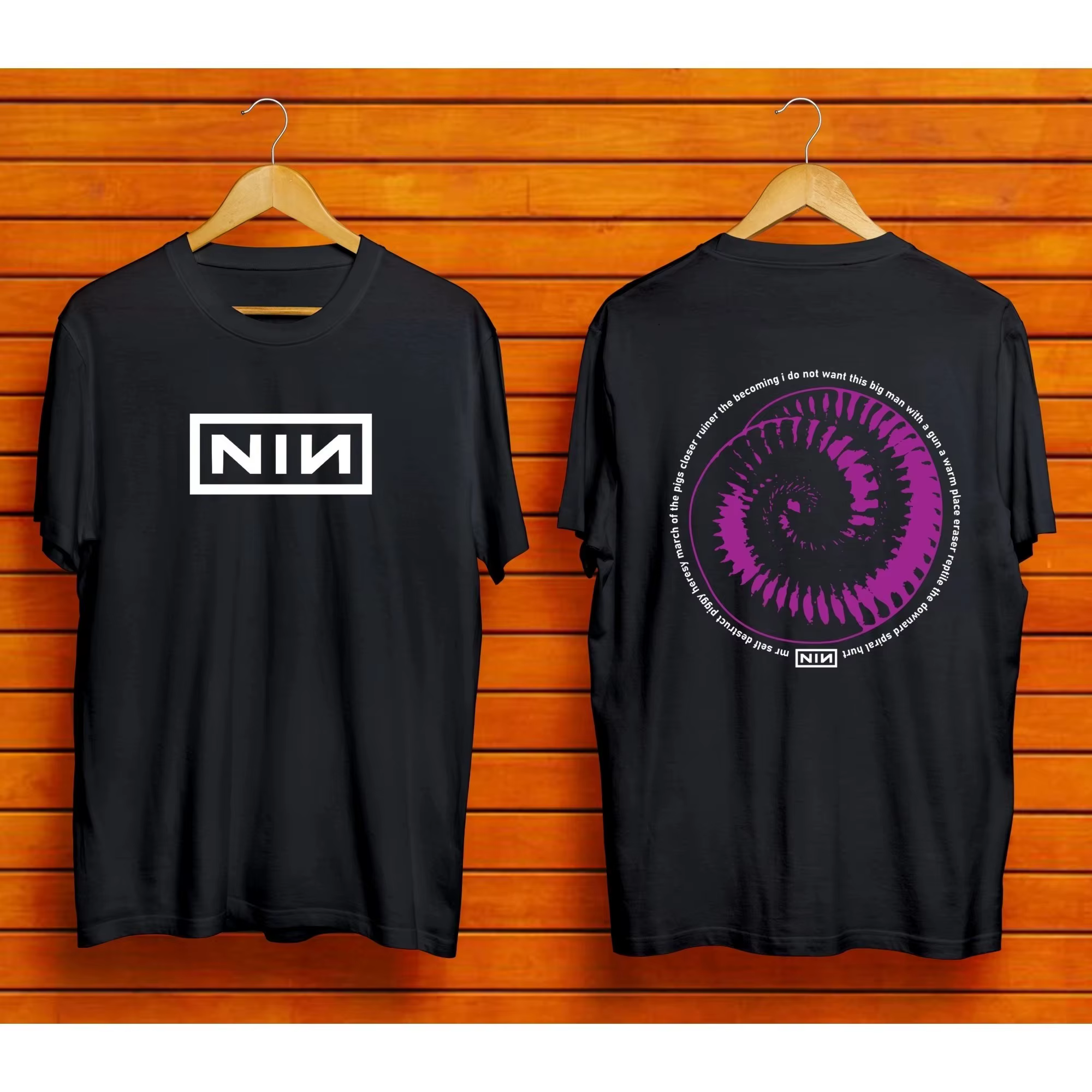 Été nouveau neuf pouces ongles T-shirts pour hommes femmes rue coton T-shirts rue hommes T-Shirt déc