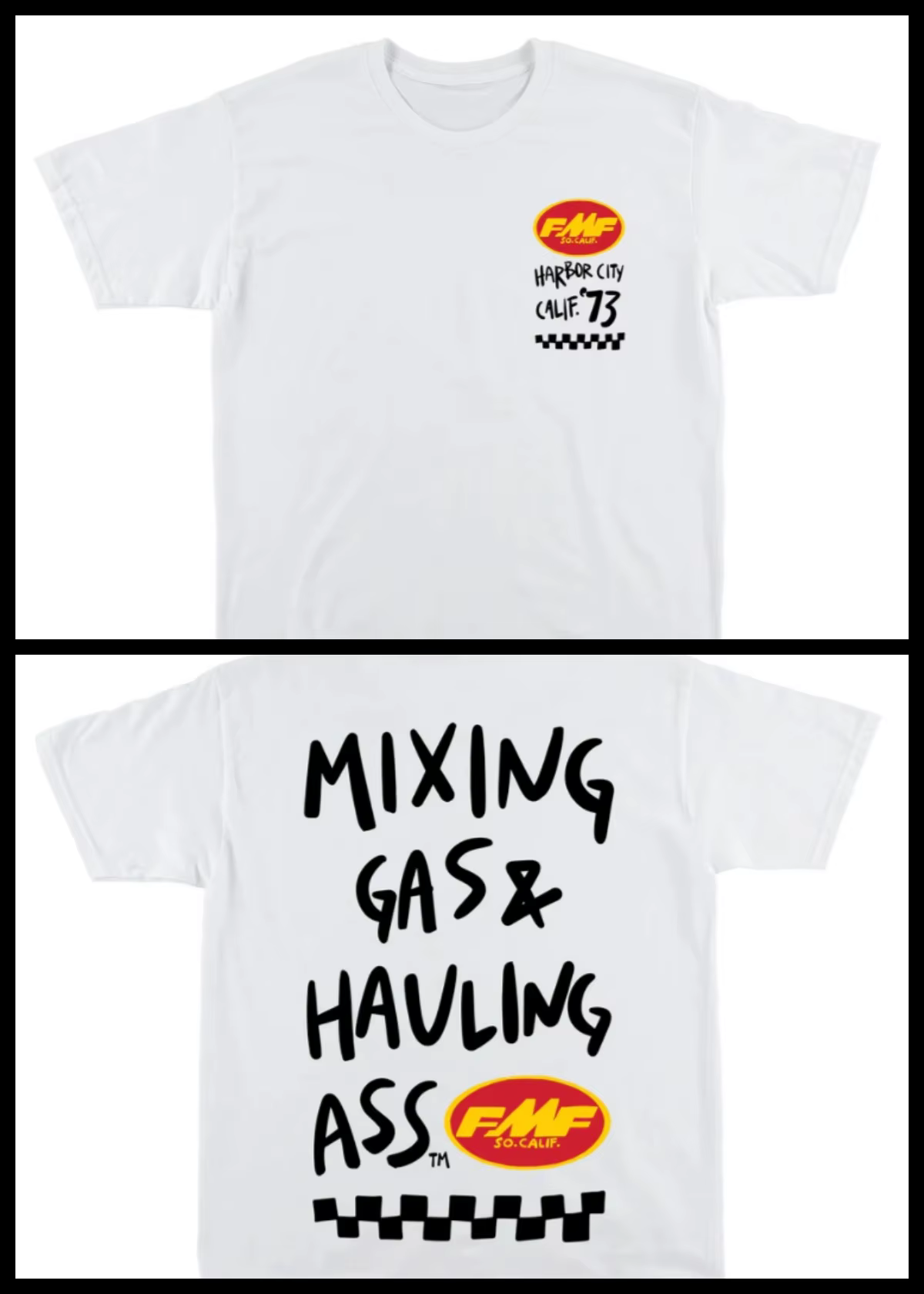 T-shirt unisexe FMF Slogan Off Road 2026 pour hommes et femmes, en coton, style Y2K, mode sportive, 