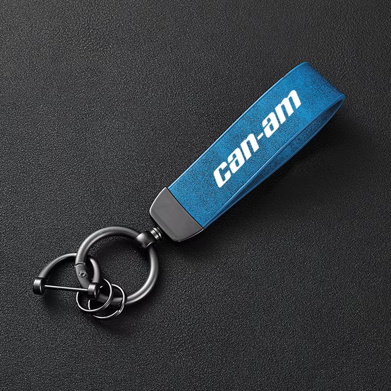 Porte-clés de moto en cuir de haute qualité, accessoires pour Bombardier Can-Am Can Am