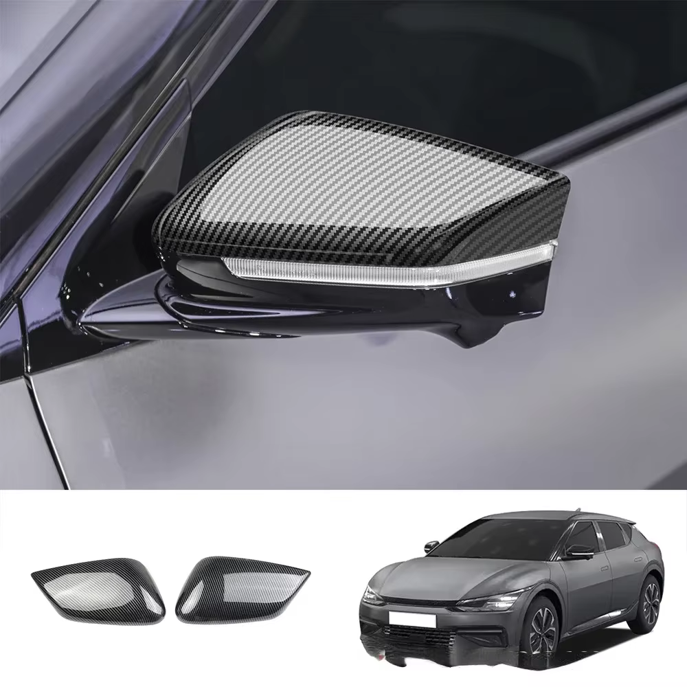 Couvercle de rétroviseur latéral de style sport de voiture, capuchons de vue arrière, garniture de c