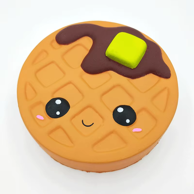 Squishy Anti-souligné Squishies, Chocolat, Biscuit, Fromage, Crème à remontée lente, Parfumé, Fidget