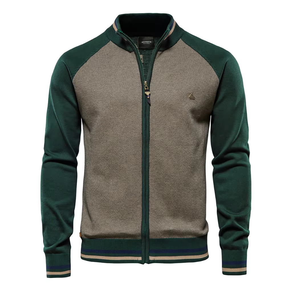 AIOPESON épissé Cardigan hommes Streetwear décontracté haute qualité coton pull hommes hiver marque